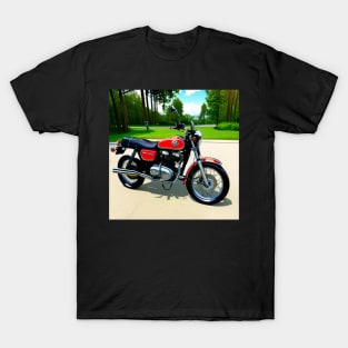Vintage Motorcycle Art T-Shirt